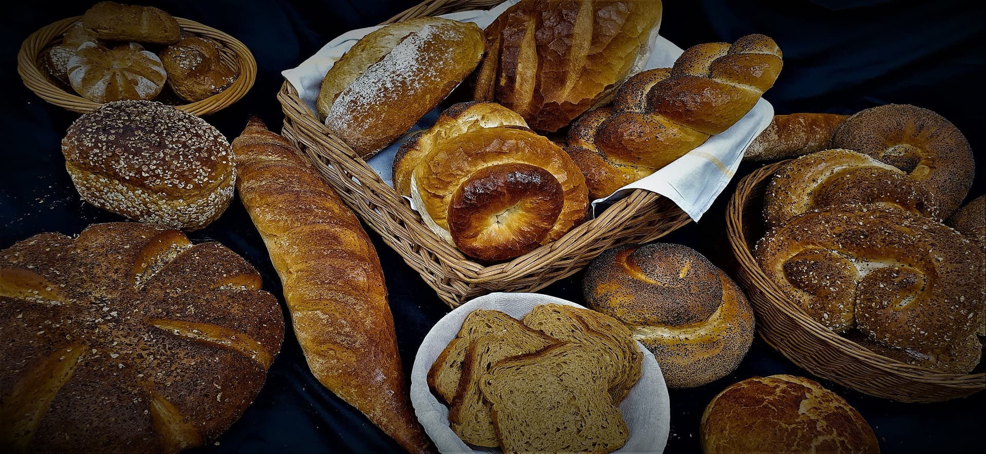 Assorted baked goods from The Cottage Bakery